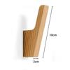 Natural Wooden Coat Hooks Clothes Robe Handbag Hanger Hook for Hanging Scarf Towel Rack Home Decor Wall Mounted Hook Organizer