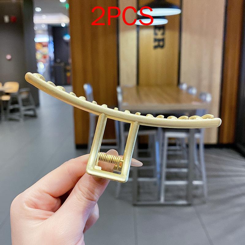 (87 Styles) 2pcs/ Set New Large Jelly Color Hair Clip Acrylic Hair Claw Shark Clamp For Women Girls Fashion Summer Updo Headwear Hair Accessories