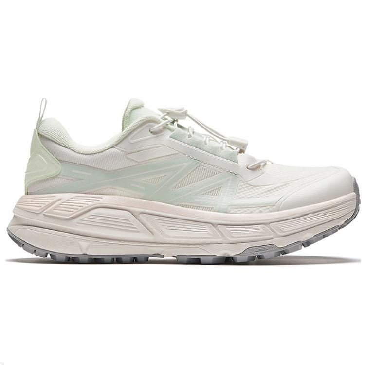 Anta Exploration Comfortable Non-Slip Low-Top Casual Shoes Women Casual Shoes White Green 122428865-1