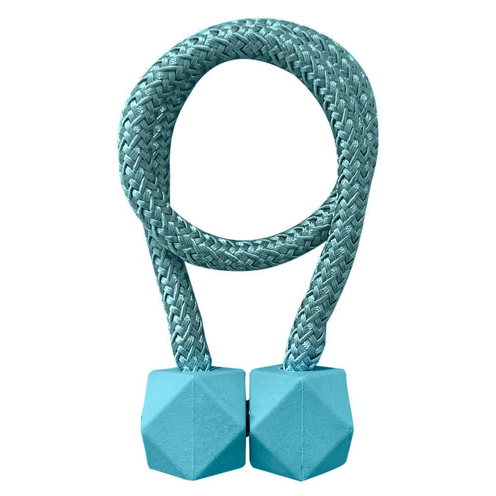 CHOSUR Магнитный держатель для штор из полиэстера, крючки с шариковой пряжкой, зажим для домашнего декора синий