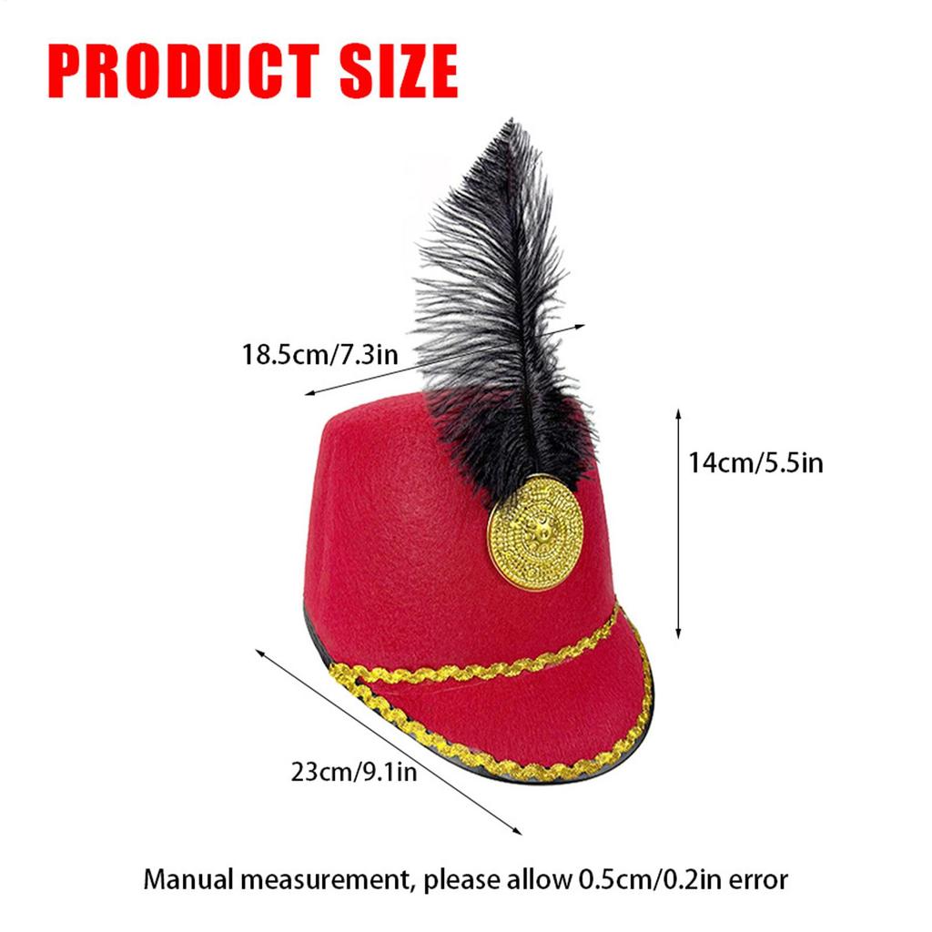 Nutcracker Hat Marching Band Costume Cosplay Apparel For Festival Autumn School Holiday Party Everyday Wear Photo Events Stage
