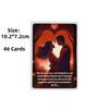 Süße Liebes-Orakelkarten A 46 Englische Divinations-Ausgabe Deck Tarot Brettspiele