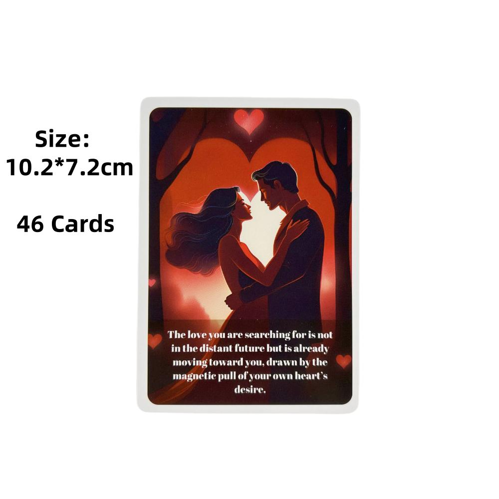 Süße Liebes-Orakelkarten A 46 Englische Divinations-Ausgabe Deck Tarot Brettspiele