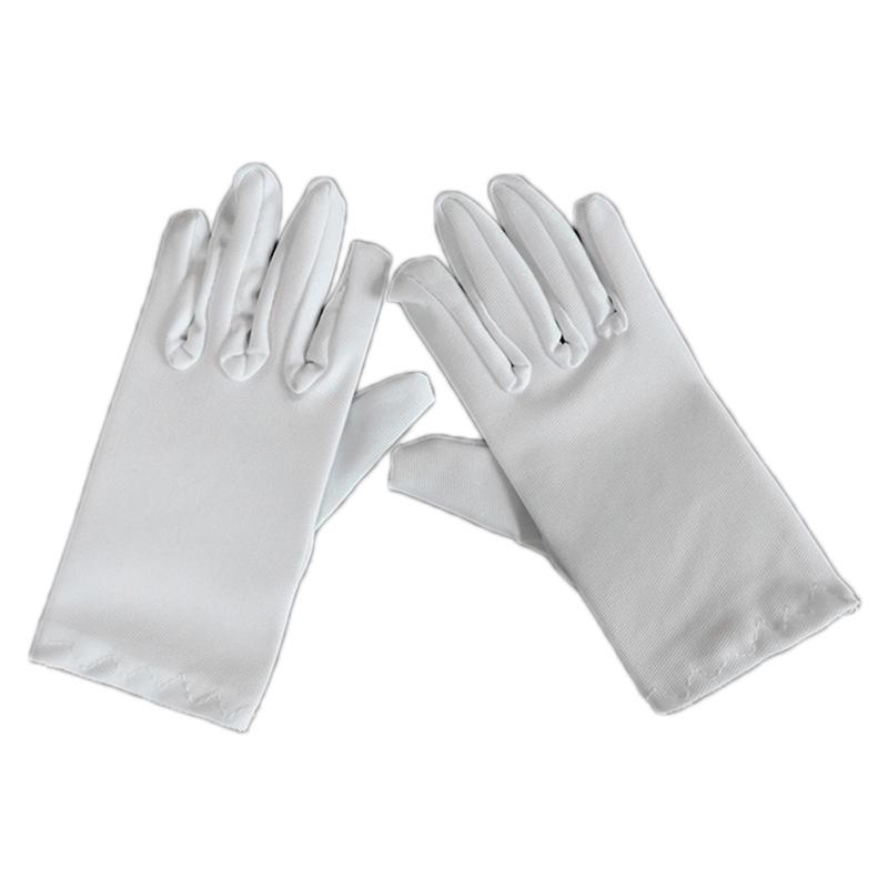 1 Pair Children's Dance Gloves White Festival Gloves Props Accessorie Kindergarten Children Per Z5I1