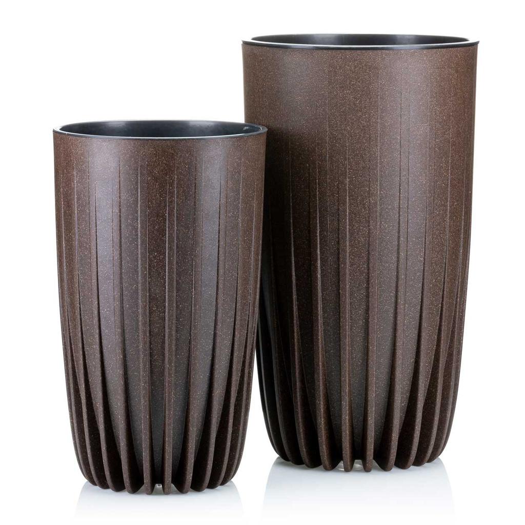Donica Stripped Wysoka Eco Coffee