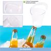 M-Modern-Clear Plastic Ice Bucket Bar Beer Wine Champagne Cooler For Home Kitchen Beverage Drinks Cooling Container