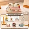 Hot Selling Cat Travel Diary: Blind Box Fashion Resin Figurine - Hand-Painted Cute Cat Desktop Ornament