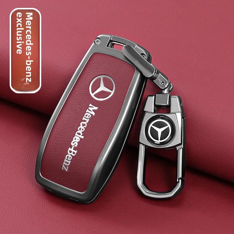 SUG2   Key Fob Cover for Mercedes Benz A B C E S Class W204 W205 W212 W213 W176 GLC MAYBACH Keyless Soft Case