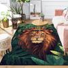 1Pc Royal Lion Jungle Rug, Office Carpet Indoor Outdoor Doormat, Non-Slip, Comfortable, Living, Christmas Halloween,  Xmas Gift G1266