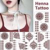 Arm Hand Semi-permanent Henna Tattoo Stickers Body Art Sticker Temporary Tattoo Indian Lace Tattoo