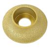 Edges Grinding Wheel 3 Inch 60 Grit Profile Hand Wheel for 20mm Thick Ceramic Tiles Quartz Marble Granite