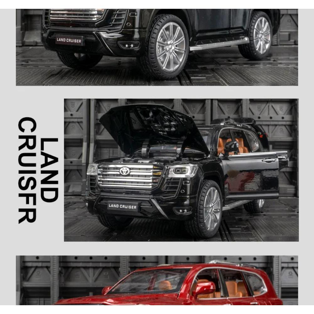 1/24 Toyota LAND CRUISER LC300 Alloy Car Model Diecast Metal Toy Off-road Vehicle Car Model Simulation Gift