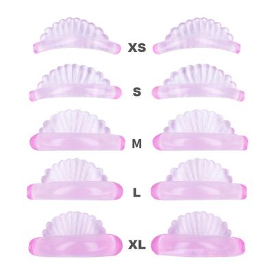 5 par bezklejowych silikonowych poduszek do trwałej na rzęsy Sticky Lashes Rods Shield Lifting 3D zalotka do rzęs Akcesoria Aplikatory Narzędzia