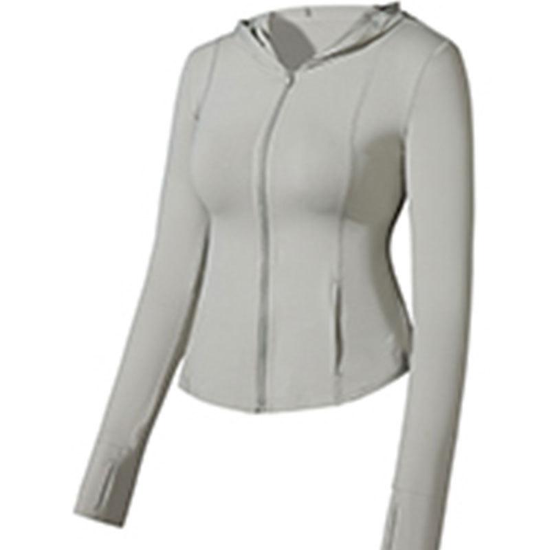 Ice silk sunscreen clothing women's summer UPF10 + waist short sunscreen clothing women's outdoor riding slim-fitting cool jacket
