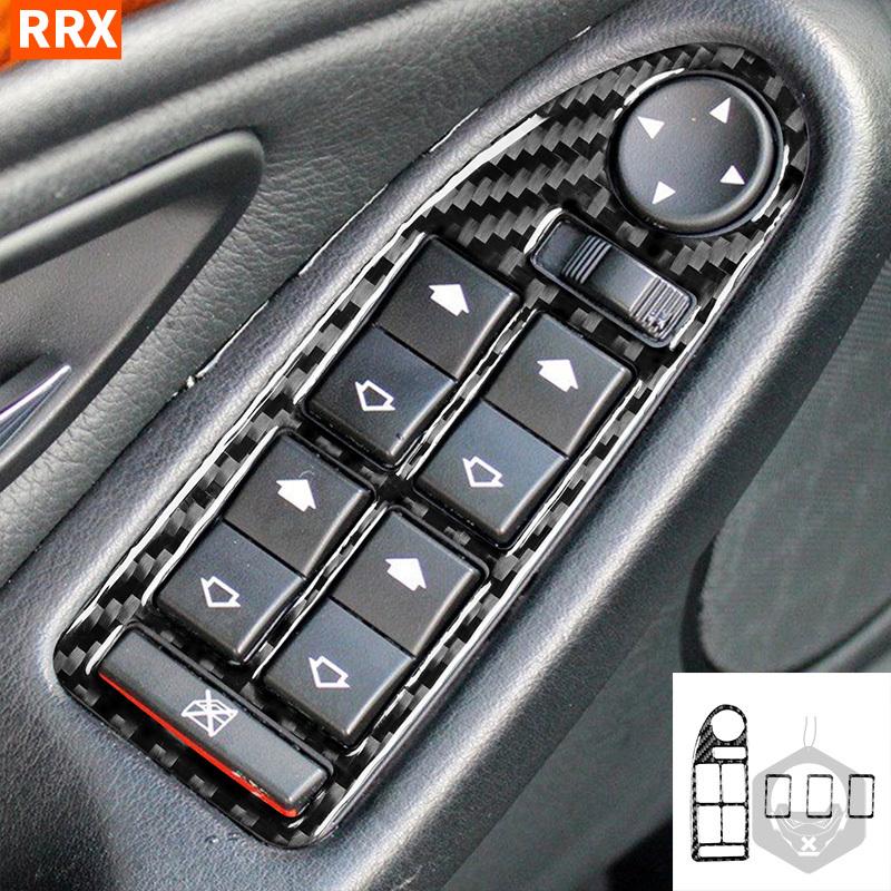 For BMW 5 Series M5 E39 1998-2003 Real Carbon Fiber Sticker Radio AC CD Shift Door Lift Panel Car Accessories Ide Decorative