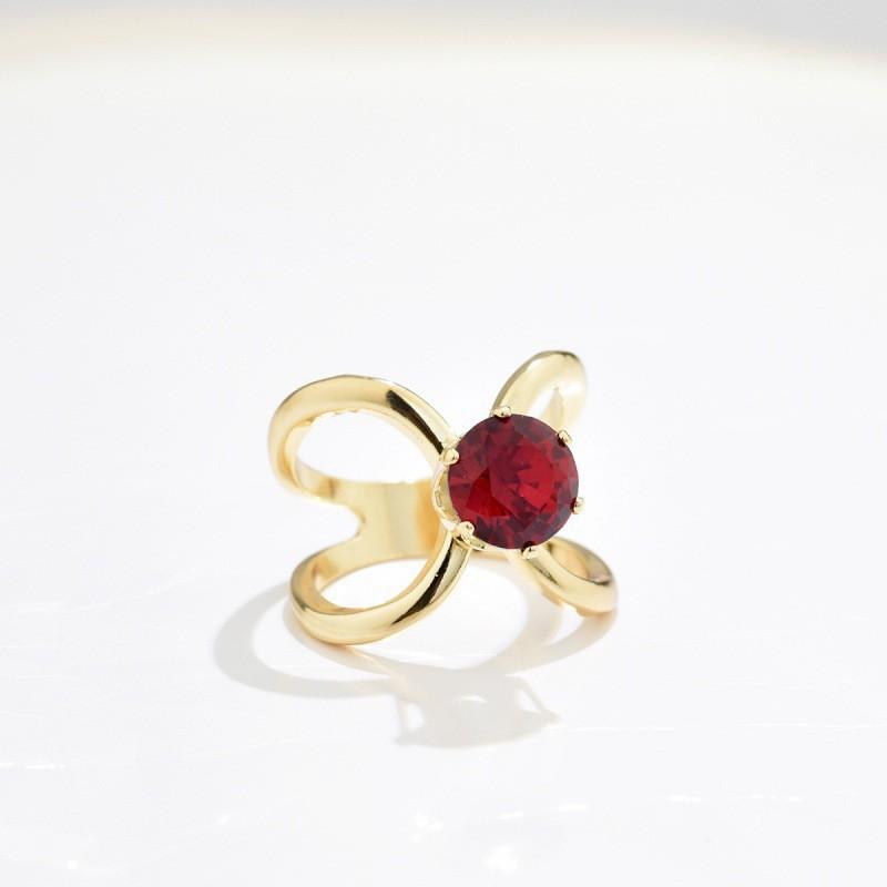 

Simple Versatile Scarf Buckle Universal Inlaid With Glass Crystal Exquisite Bow Concave Shape Light Luxury Style
