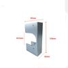 Durable Galvanized Finish Metal Stud Shoes Heavy Duty Smooth Stud Guards Rust-Resistant Plumbing Tools Pipe Installation