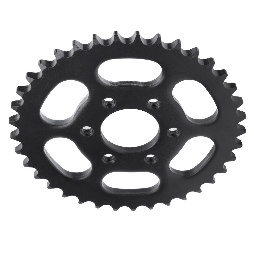 428 37 Teeth 6Pcs Holes Steel Rear Sprocket Electric Bicycle Scooter Replacement Part