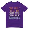 Funny Fathers Day Dad Gifts From Daughter Daddy Tshirt