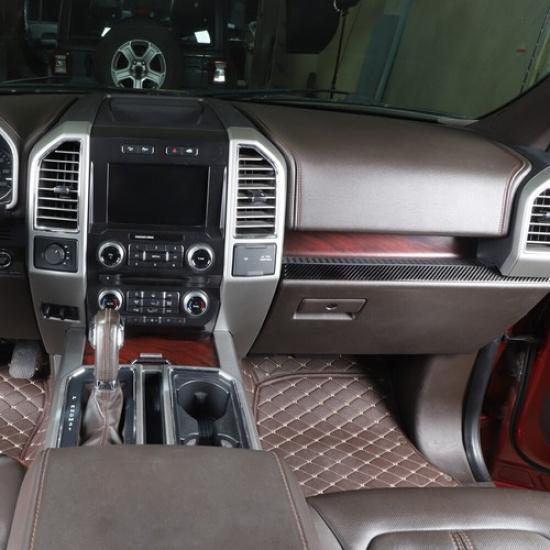 Center Console Co-pilot Decoration Strip Trim Cover Decor for Ford F150 2015-20