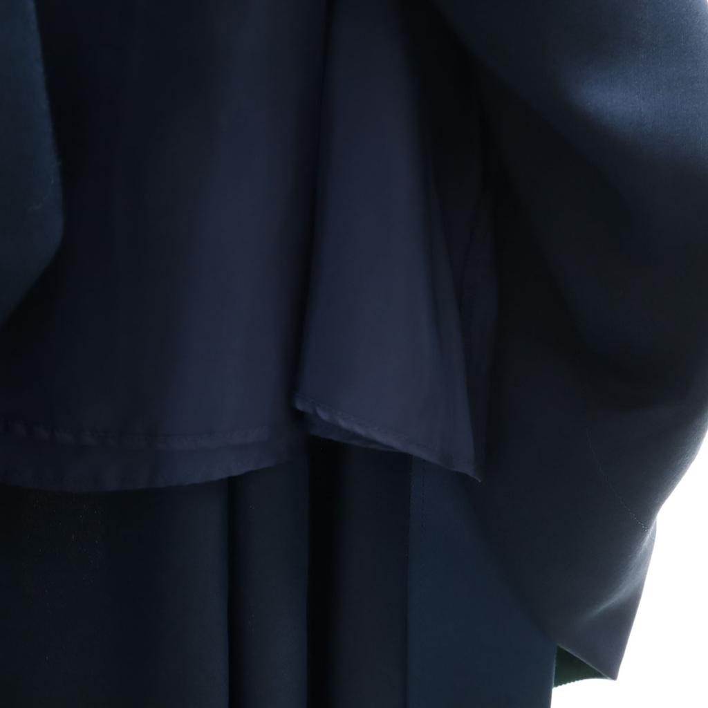 CYCLAS Made in Japan Silk Blend Long skirt 36 Navy Women Used