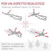 Artificial Christmas Tree diameter 110 x 180 cm with 1000 Steel and Green Plastic Branches