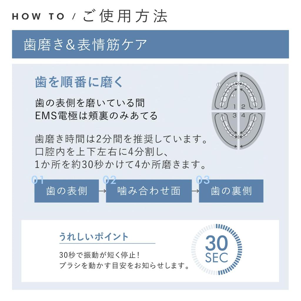 [Featured on TV!] Ya-Man Electric Toothbrush & Facial Massager Oral Lift Lift Care EMS Gum Care YOC-OL1BAM Black with Sticker [Amazon.co.jp Exclusive]