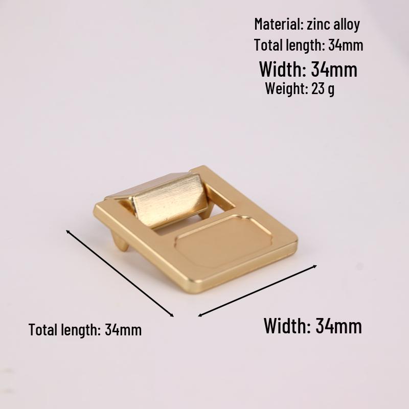 Gold Chinese Style Hidden Ring Handle - Brushed Copper Wardrobe Zinc Alloy