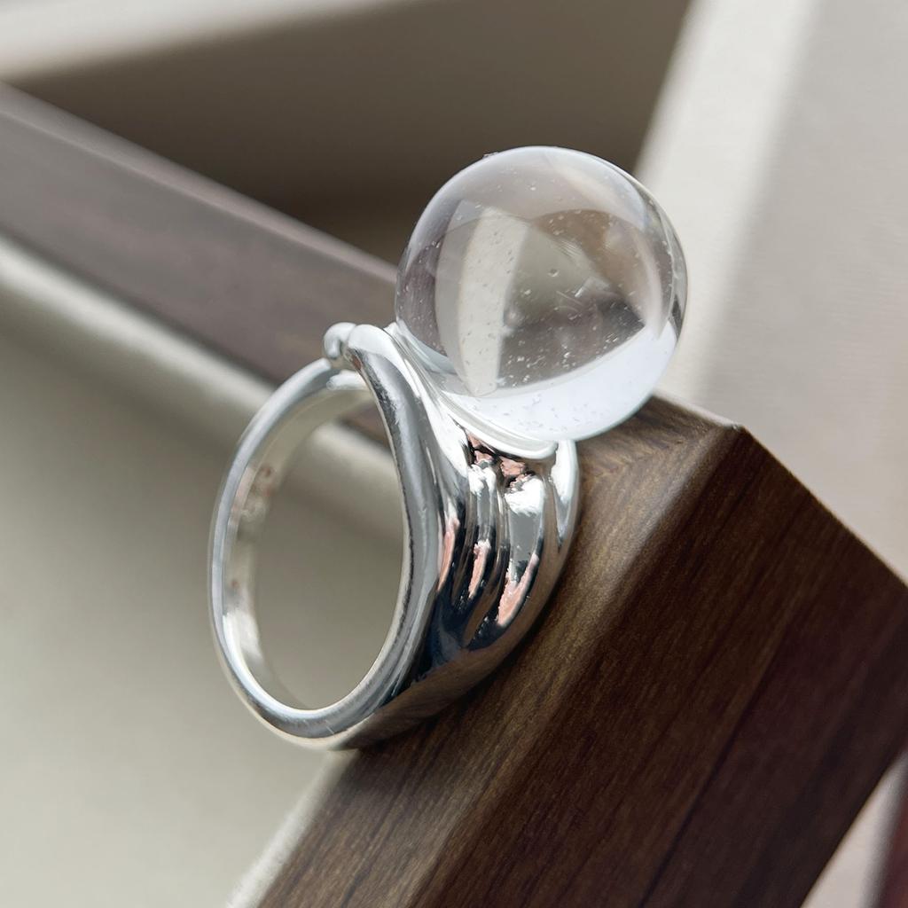 Xiaomi 925 Sterling Silver Rings for Women Couple Minimalist Retro Blue White Stone Ring Fine CZ Jewelry Birthday Gift Prevent Allergy