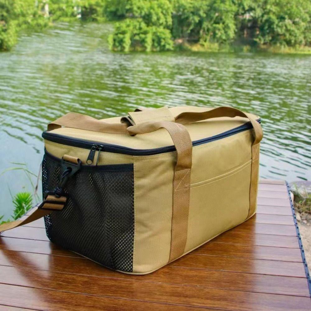 Thermal Cooler Portable Storage Bag Waterproof Travel Tableware Bag Large Capacity Bag  Lunch Box