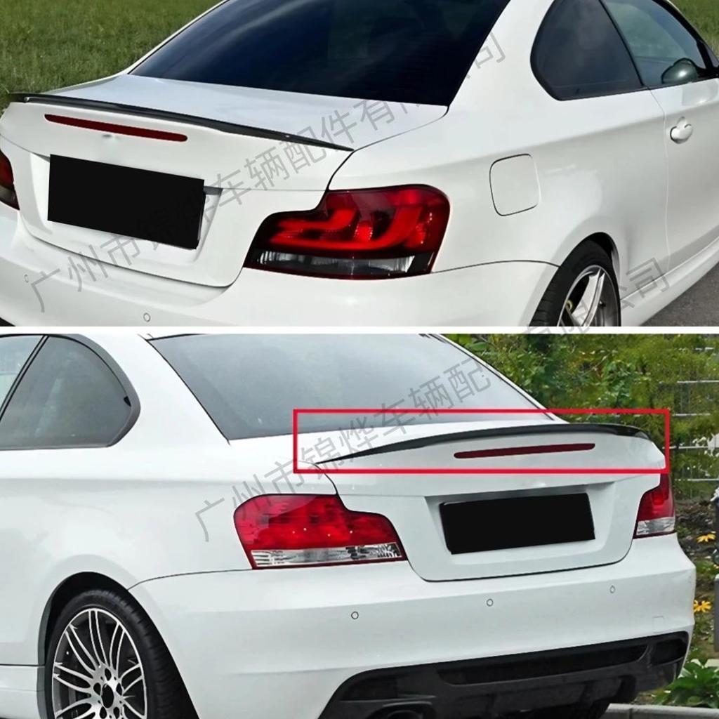 Rear Spoiler Trunk Lid Wind Deflector Guide Diffuser for 2007-13 BMW 1 Series E82/E88