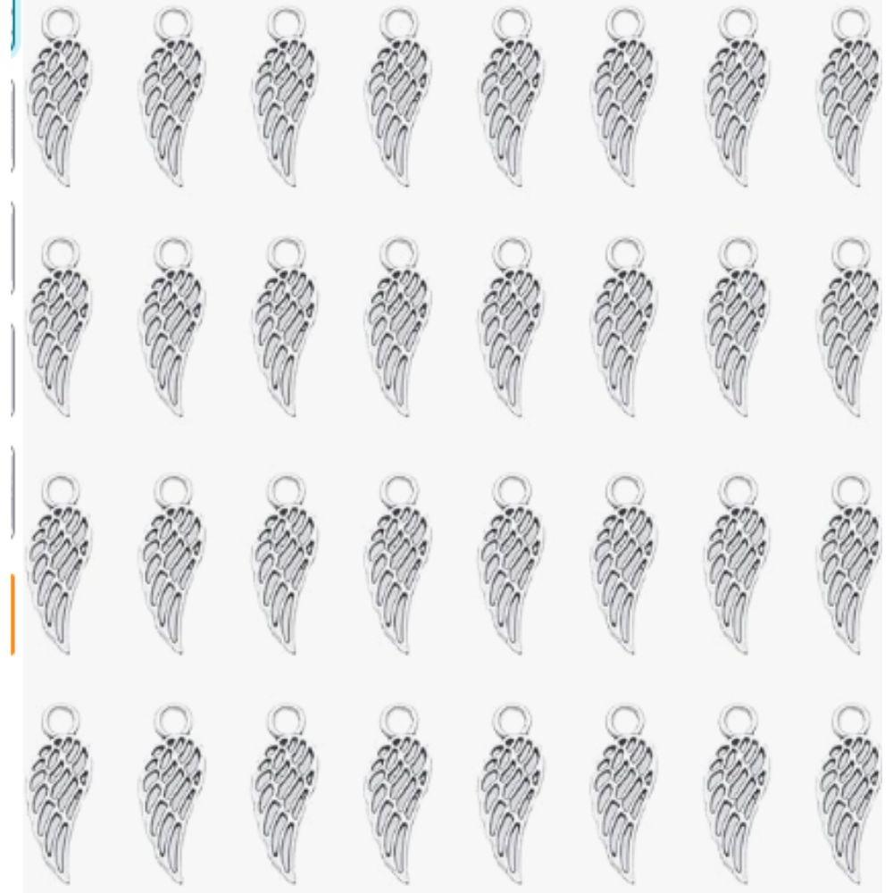 

100 шт. 6*18 мм Крылья Ангела Подвески Подвески Сплава Крылья Ангела Подвески Подвески Украшения