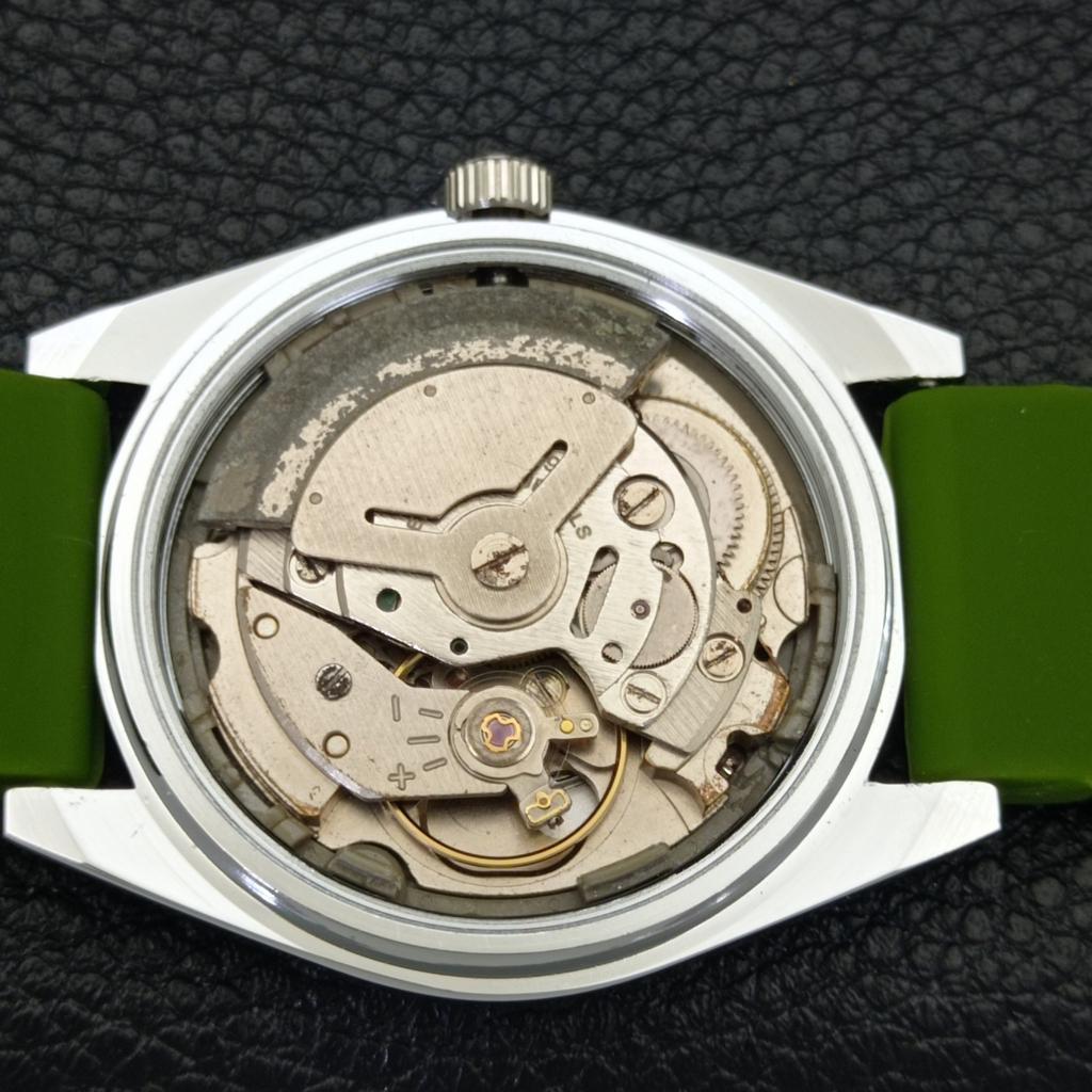 REFURBISHED SEIKO 5 AUTOMATIC MENS WATCH JAPAN MADE GREEN DIAL CUSTOM A440087-2 QV90-a440087