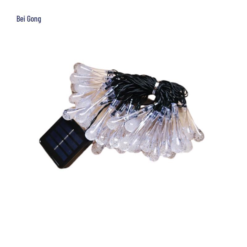 Beigong Solar LED Water Drop String Lights