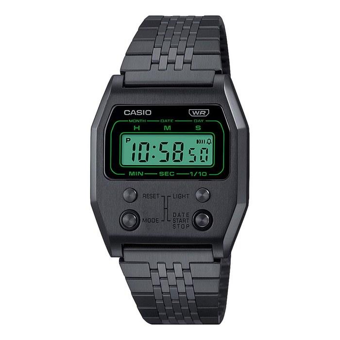 Casio Vintage Digital A1100B-1EF Black Steel Watch