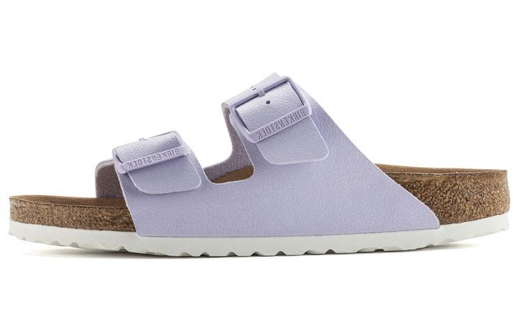 Birkenstock Arizona Vegan Birkibuc Lavender Fog 1022607 37