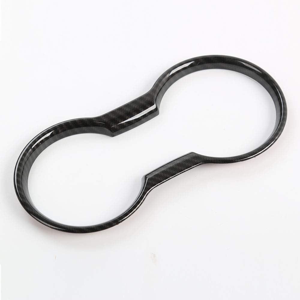 Kohlefaser Carbon Getränkehalter Rahmen Mittelkonsole Wasserbecherhalter für Ford Mustang 2016-2022