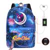 Campus Sweet Xiaoqing Surrounding Animation School Bag Girls Students Light Casual Backpack