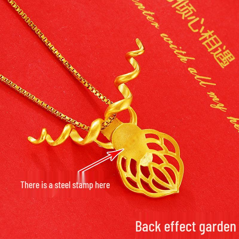 Collier Pendentif Renne Doré Polyvalent pour Femmes pour la Veille de Noël