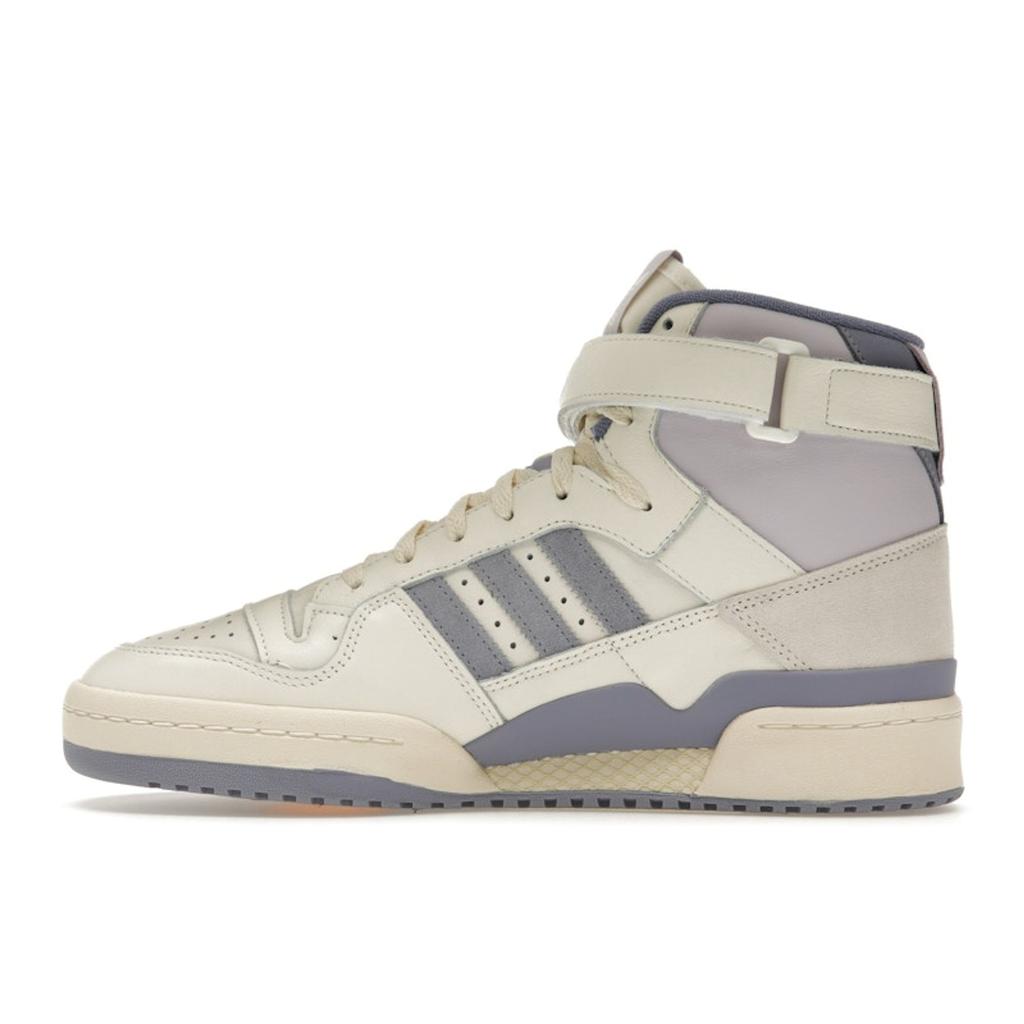 Adidas Forum 84 High Off White Silver Violet Unisex Sneakers Cream Silver-Dawn ID7316