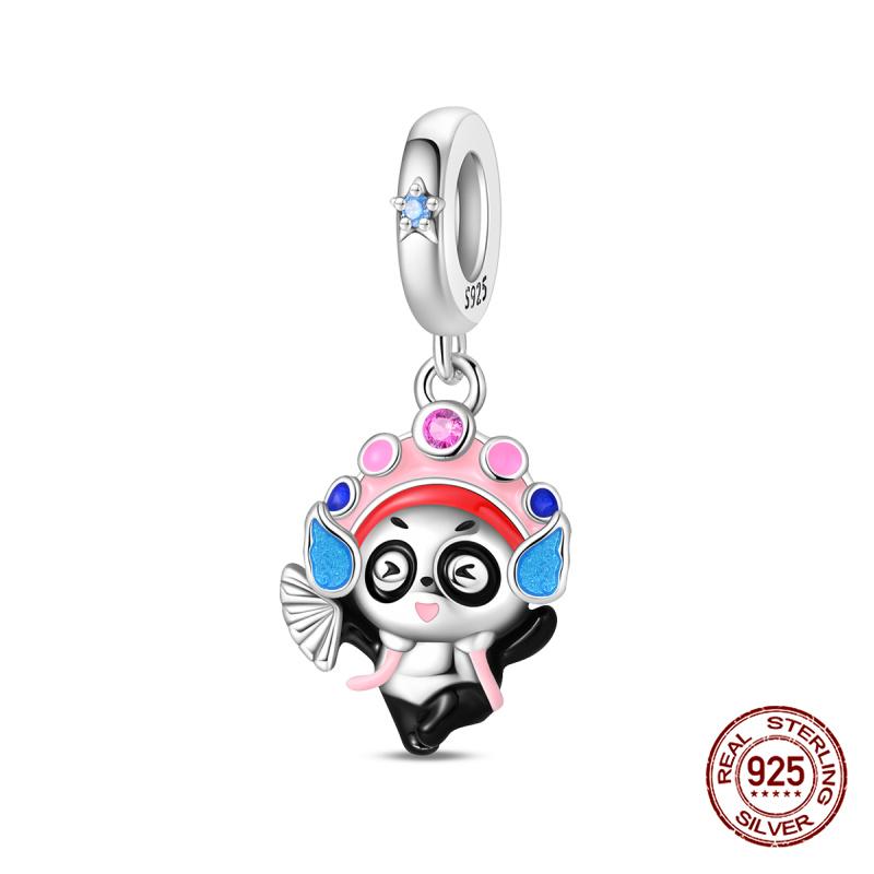 Copper Charms Fits Charm 3Mm Original Bracelet Necklace Womens Blue And Green Monster Charm Beads Diy Fine Jewelry Gifts