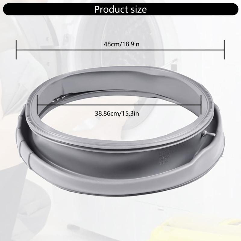 Upgraded DC97-16596A Washer Door Boot Seal for WF365BTBGWR WF363BTBEUF WF361BVBEWR WF36J4000AW Washer Accessories