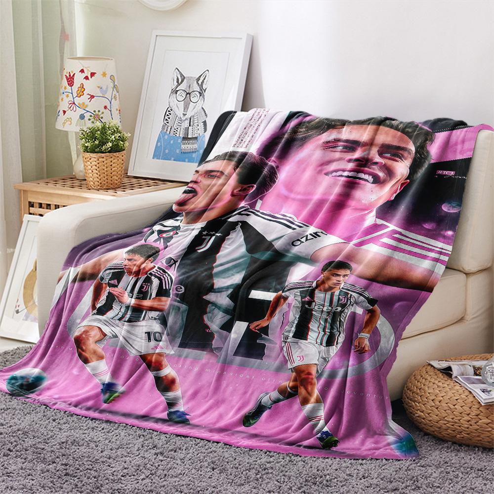 Coperta in Flanella con Stampa Juventus FC, Alta qualità, Confortevole per Tutte le Stagioni, Decorazione per la Casa, Calore e Comfort