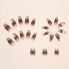 Dark White Medium Ballet Nail Crystal Butterfly Camellia High-Quality Wearing Nail Diamond Nail Art Piece