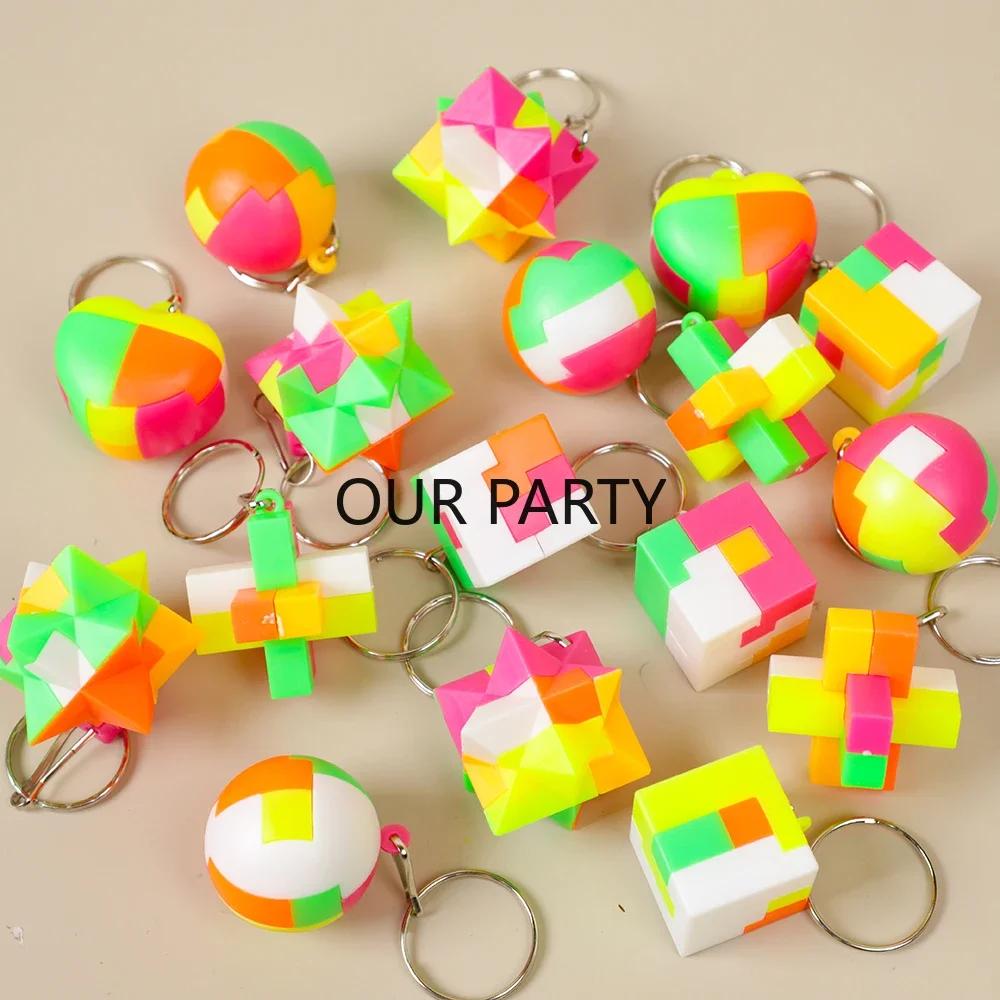 

20Pcs Mini Plastic Assembling Ball Puzzle Educational Toy for Kids Birthday Party Favors School Rewards Pinata Filler Goodie Bag