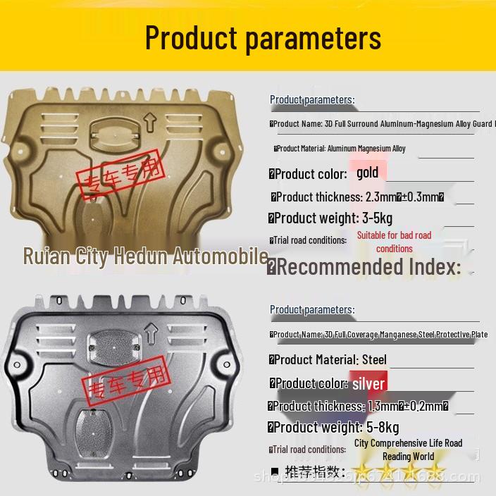 Kia K3/Sportage K5/KX3/Soul KX1 Chassis Guard: Easy Install & Impact Wear-Resistant Kia Yi Pao KX1