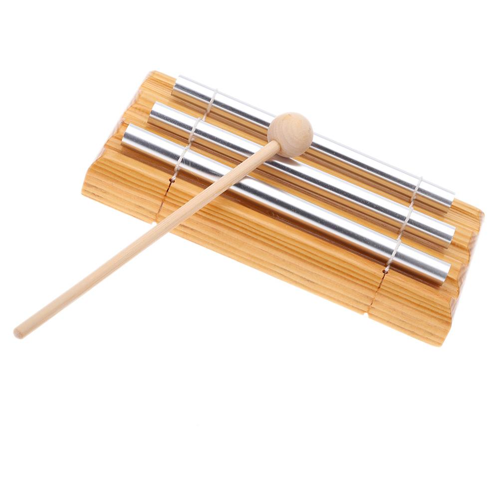 Energy Chime Three Tone with Mallet Exquisite Kid Children Musical Toy Percussion Instrument