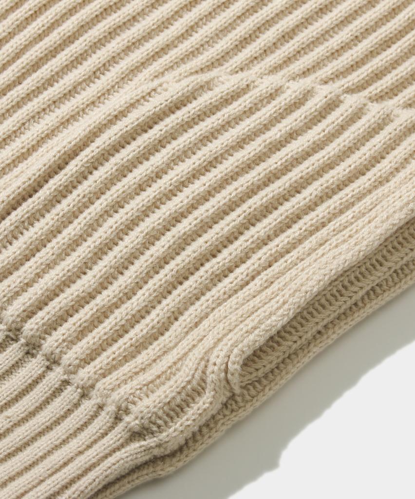 Dimitri Black Asi Essential Basic Knit Cardigan_Oatmeal