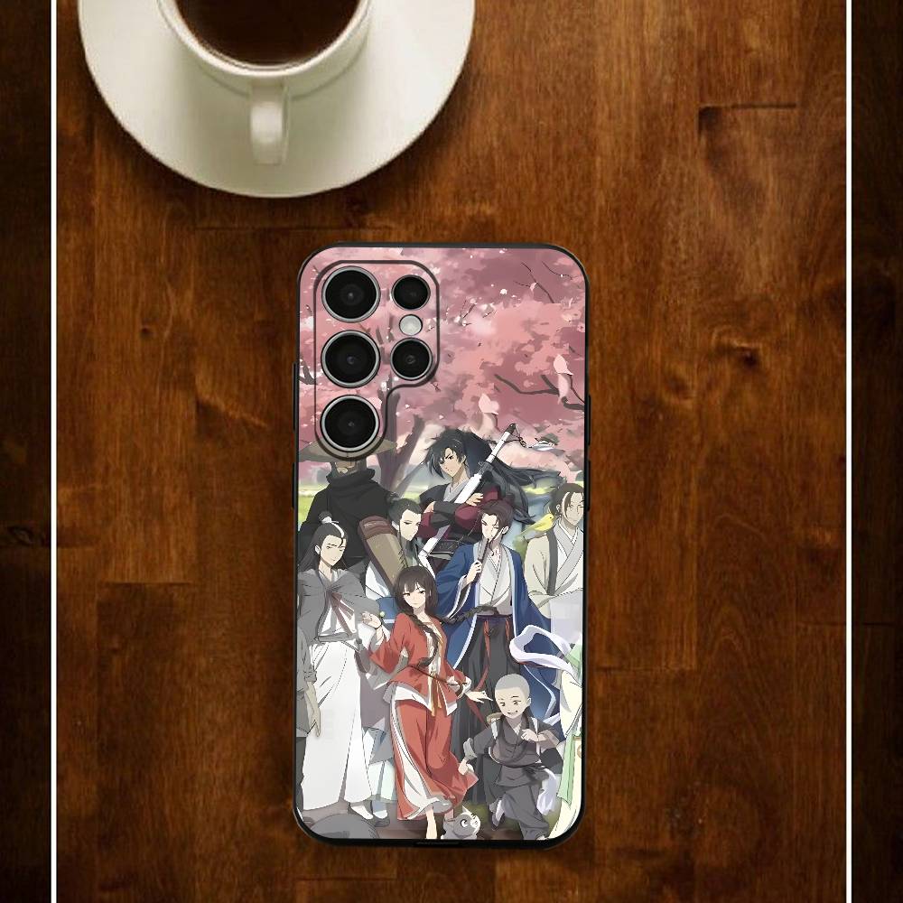 

Bai Yao Pu Tao Yao Silicone Case For Samsung S25 24 23 22 21 20 Plus Ultra 5G Lite Shockproof Cover Samsung S26ULTRA