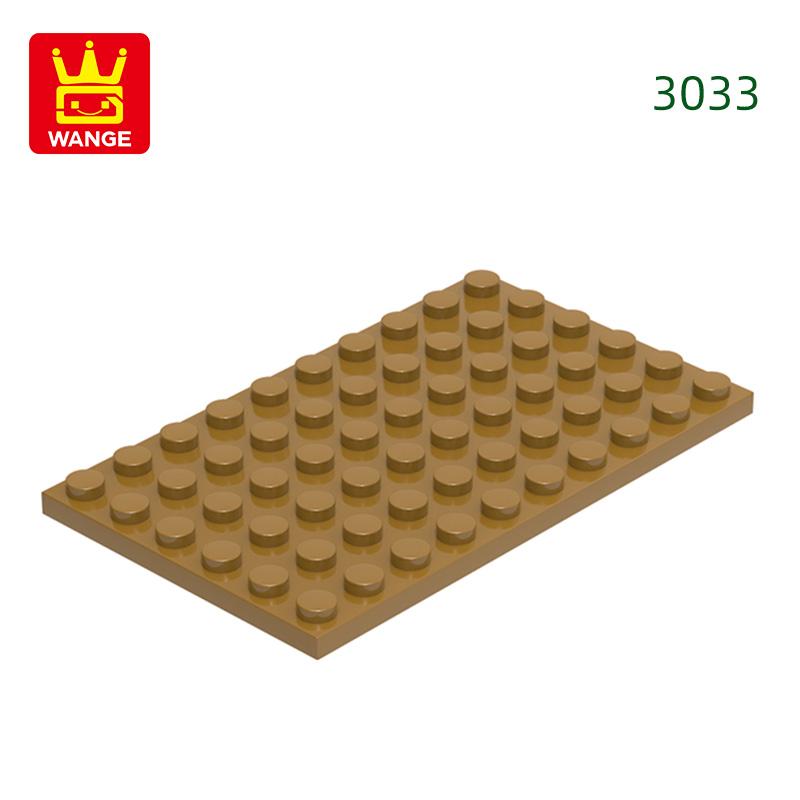 12Pcs/Lot 3033 6x10 Basic Plate Builidng Bricks Moc Parts Works With featuring Blocks DO IT YOURSELF Children's Assembly Playthings Gift Idea Box